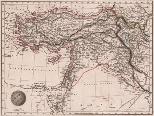 Asia Minor, Syria, Etc. 1825